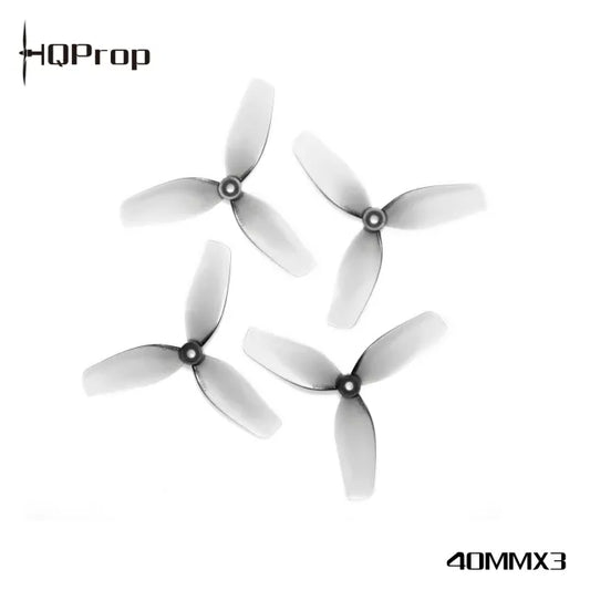 HQ Ultralight Whoop Prop 40MMX3 Grey (2CW+2CCW)- Poly Carbonate