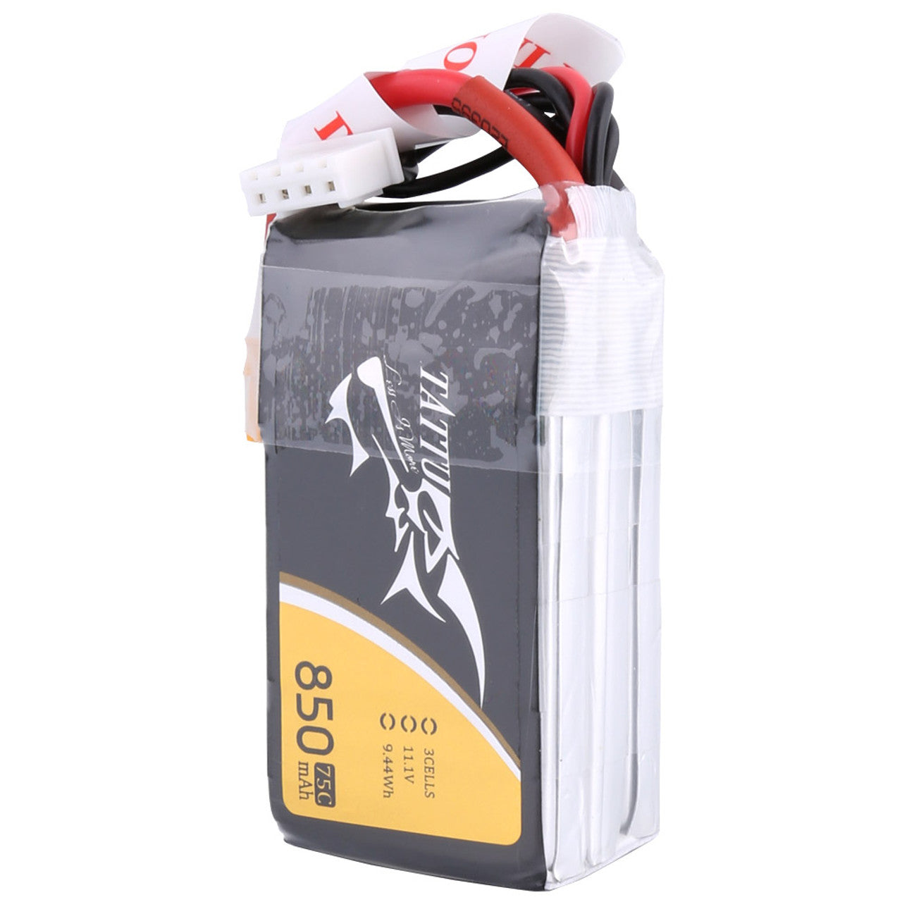 Tattu 850mAh 3S 11.1V 75C Lipo Battery Pack with XT30 Plug